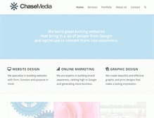 Tablet Screenshot of chasemedia.ca